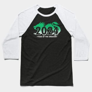 New Year 2024 Year Of The Dragon Cool New Year Baseball T-Shirt